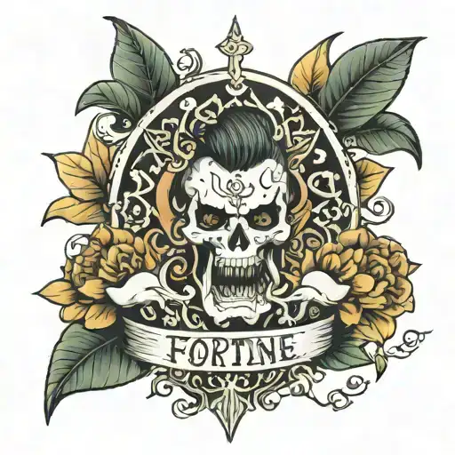 12.11.2024 FORTUNE HELPS THE STRONG tattoo design idea