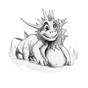 a "land before time" tree star tattoo design idea