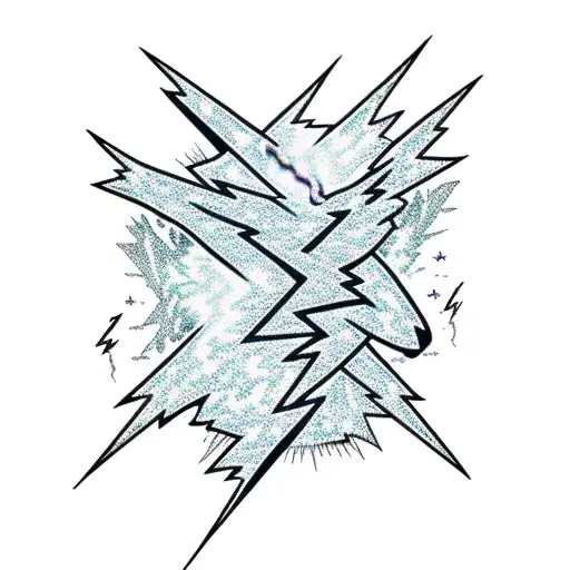 Lightning Bolt tattoo design idea