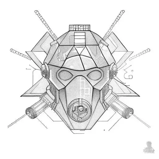 Cyberpunk Edgerunners tattoo design idea