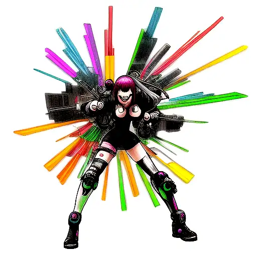 Cyberpunk Edgerunners tattoo design idea