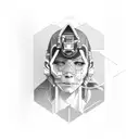 Cyberpunk Edgerunners tattoo design idea