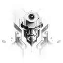 Cyberpunk Edgerunners tattoo design idea