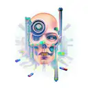 Cyberpunk Edgerunners tattoo design idea