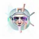 Cyberpunk Edgerunners tattoo design idea