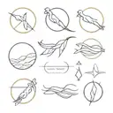 strength, courage, perseverance present tattoo design idea