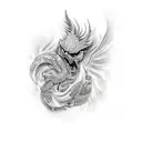 fenix tattoo design idea
