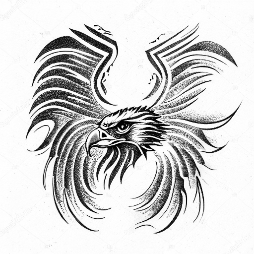 Eagle tattoo design idea