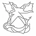 Murda killa - Brokestar tattoo design idea