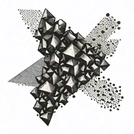 pieces of coal   tattoo design idea