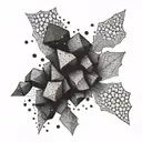 pieces of coal   tattoo design idea