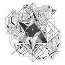 mining tattoo design idea