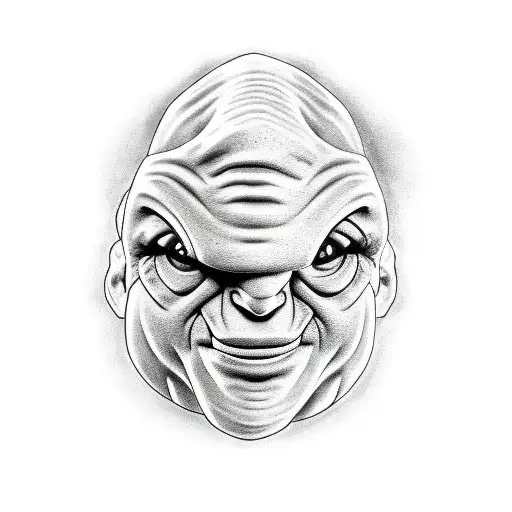 Jewish golem  tattoo design idea