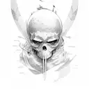 El poe tattoo design idea