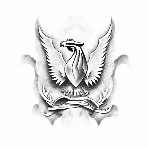 Liverbird tattoo design idea