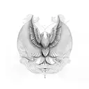 Liverbird tattoo design idea