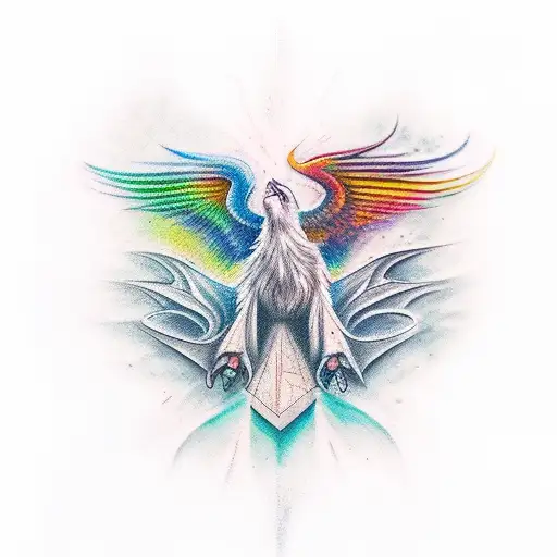 thestral harry potter tattoo design idea