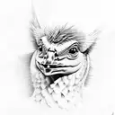hippogriff from harry potter tattoo design idea
