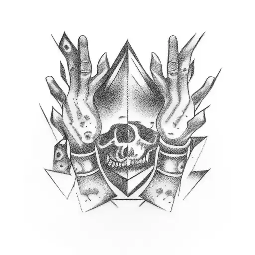 crip gang hand tatto tattoo design idea