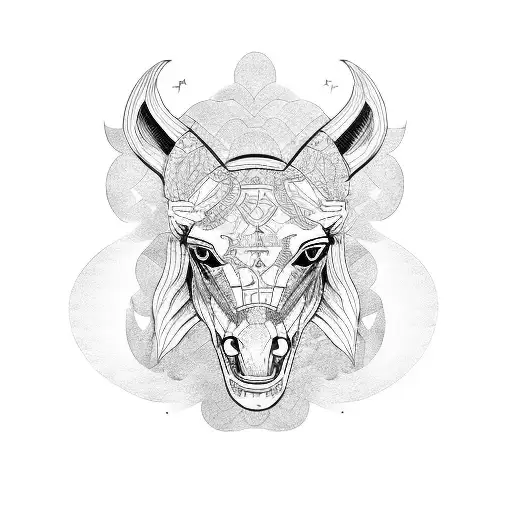 ford mustang tattoo design idea