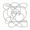 999 Text But Shaped tattoo design idea