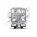 tractor tattoo design idea