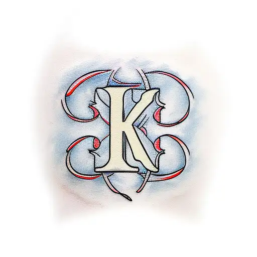 tattoo with 2 scrabble letters, 2 paint brush, a four wheeler and a nascar tattoo design idea