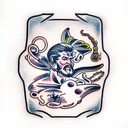  oden tattoo design idea