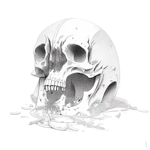  coffin tattoo design idea