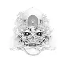  coffin tattoo design idea