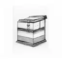  coffin tattoo design idea