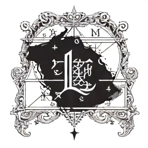 A tattoo design combining a mathematical equation with a quote from a favorite book tattoo design idea