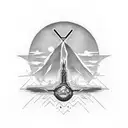 neo genesis Evangelion  tattoo design idea