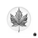 Maple Leaf tattoo design idea