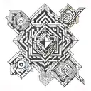 Impossible Objects and Optical Illusion tattoo design idea