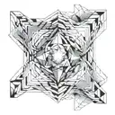 Impossible Objects and Optical Illusion tattoo design idea