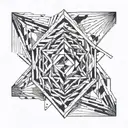 Impossible Objects and Optical Illusion tattoo design idea