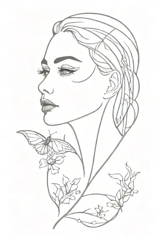 bipolar disorder for women tattoo design idea