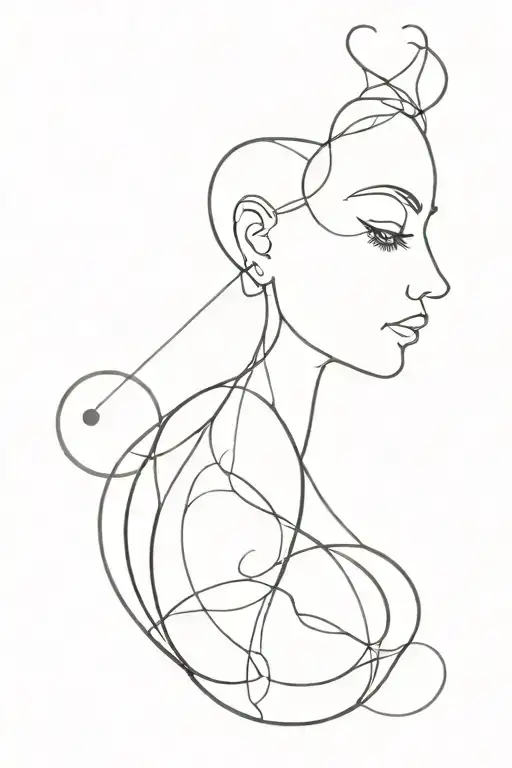 bipolar disorder for women tattoo design idea