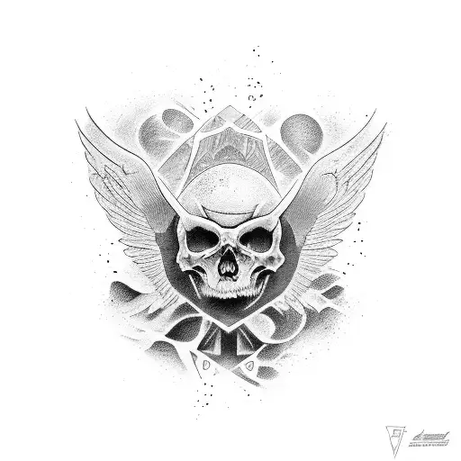 Sexto Ángel del Apocalipsis tattoo design idea