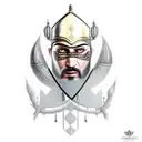 ottoman warrior  tattoo design idea