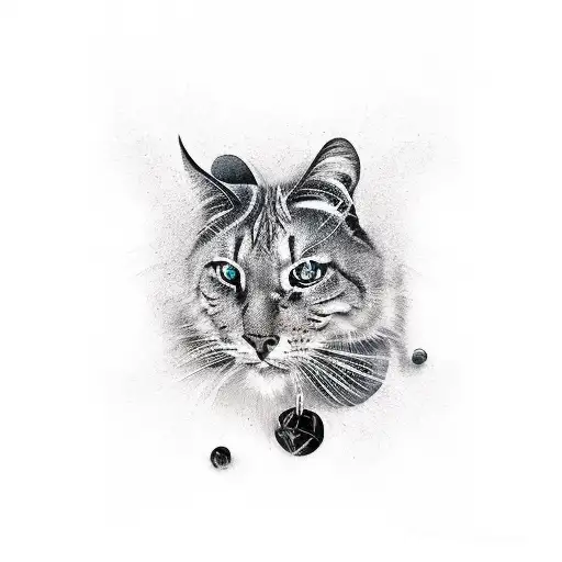 elegant, dark, meaningful, animal tattoo design idea