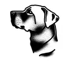 Labrador  tattoo design idea
