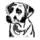 Labrador  tattoo design idea