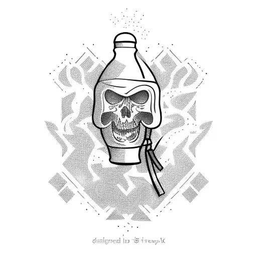 punching bag tattoo design idea