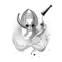 punching bag tattoo design idea