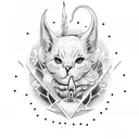 candle sinner  tattoo design idea