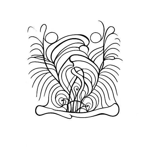 small, one line love and kind tattoo design idea