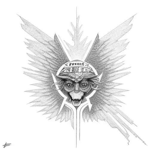 Aerosmith logo tattoo design idea