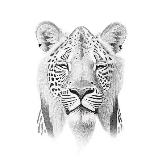 african safari tattoo design idea